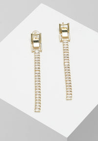 Boucles d'oreilles pendantes plaquées or
