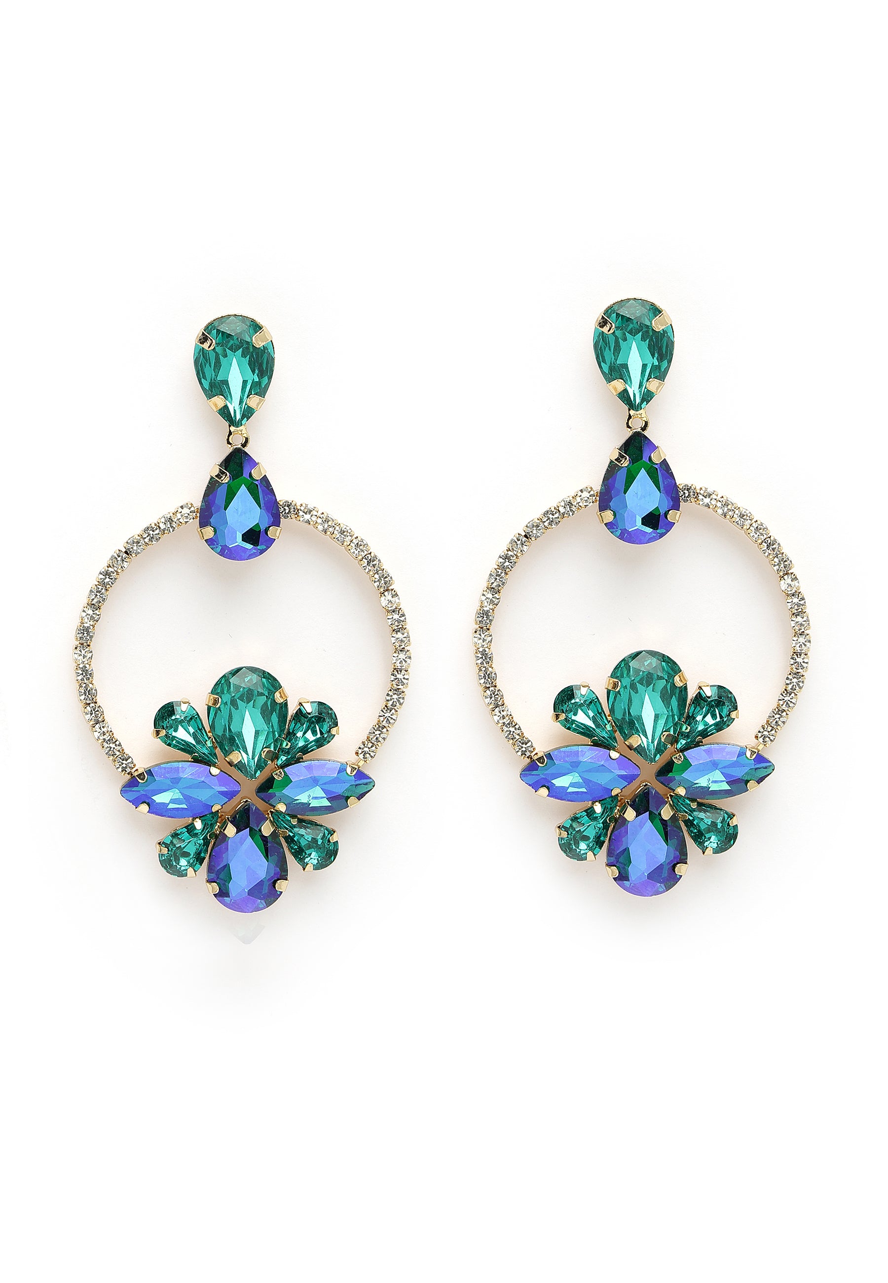 Delicate Floral Drop Earrings