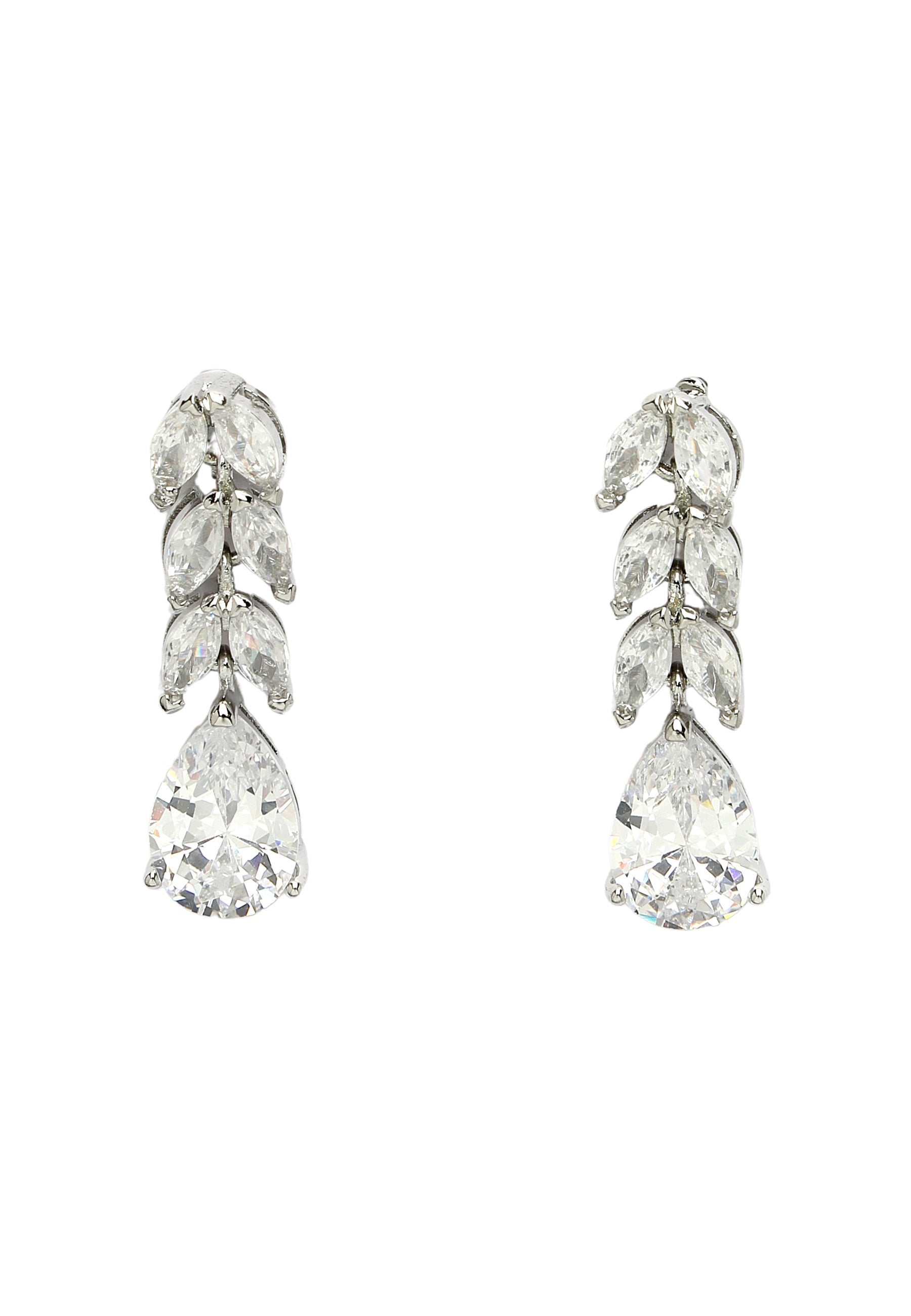 Pendientes de hojas colgantes