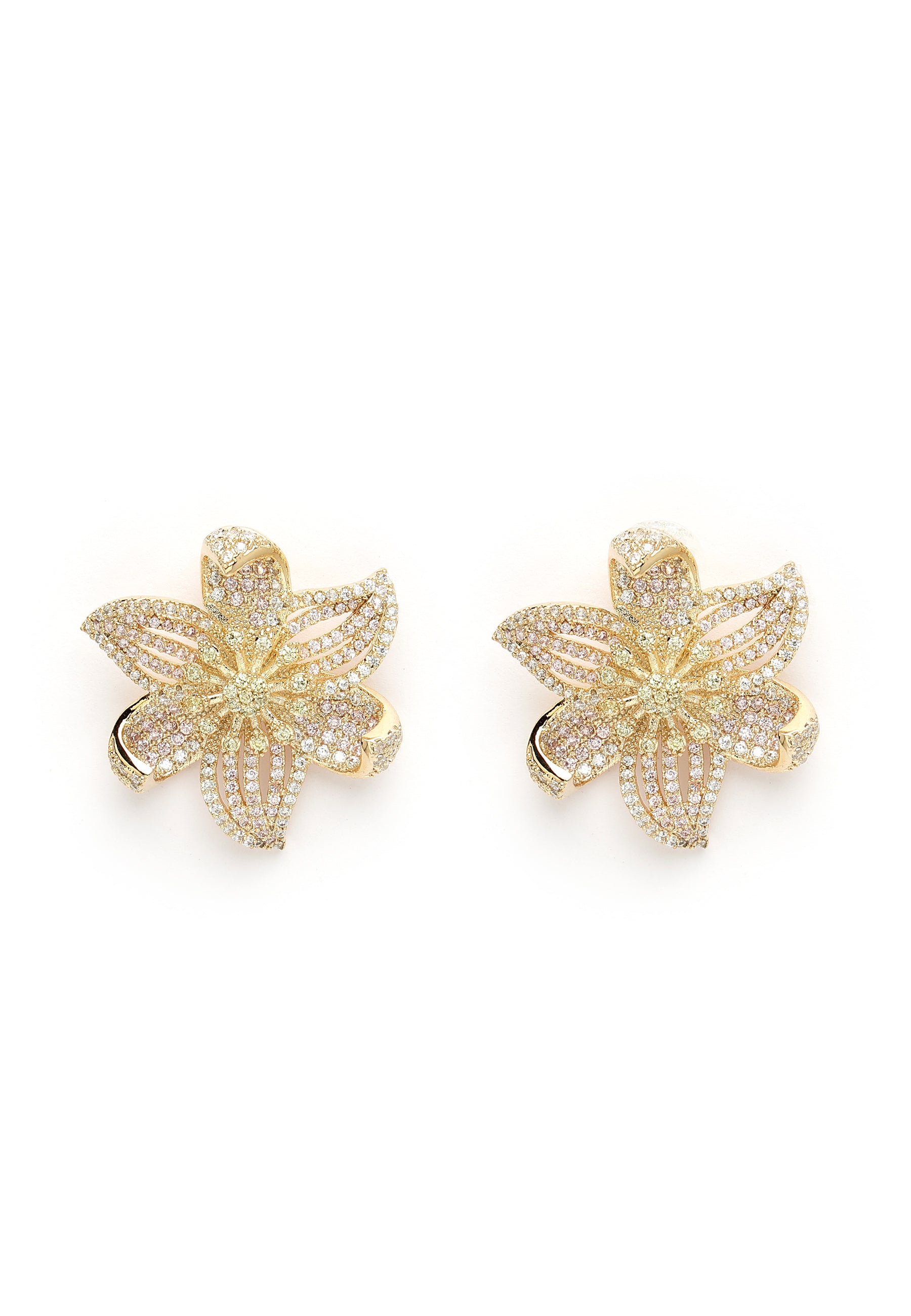 Cubic Zirconia glänsande stud örhängen