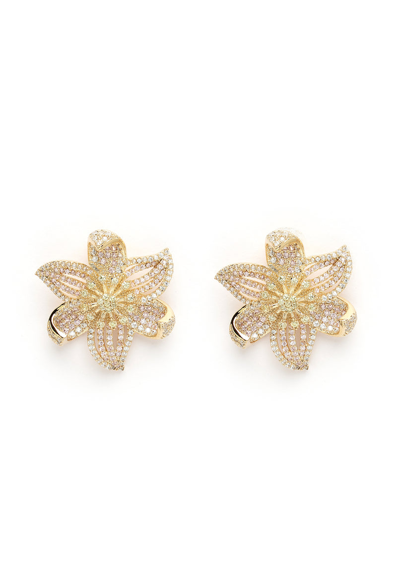 Cubic Zirconia glänsande stud örhängen