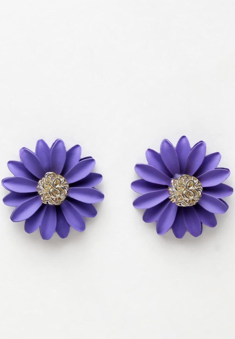 Tachuelas florales de lavanda