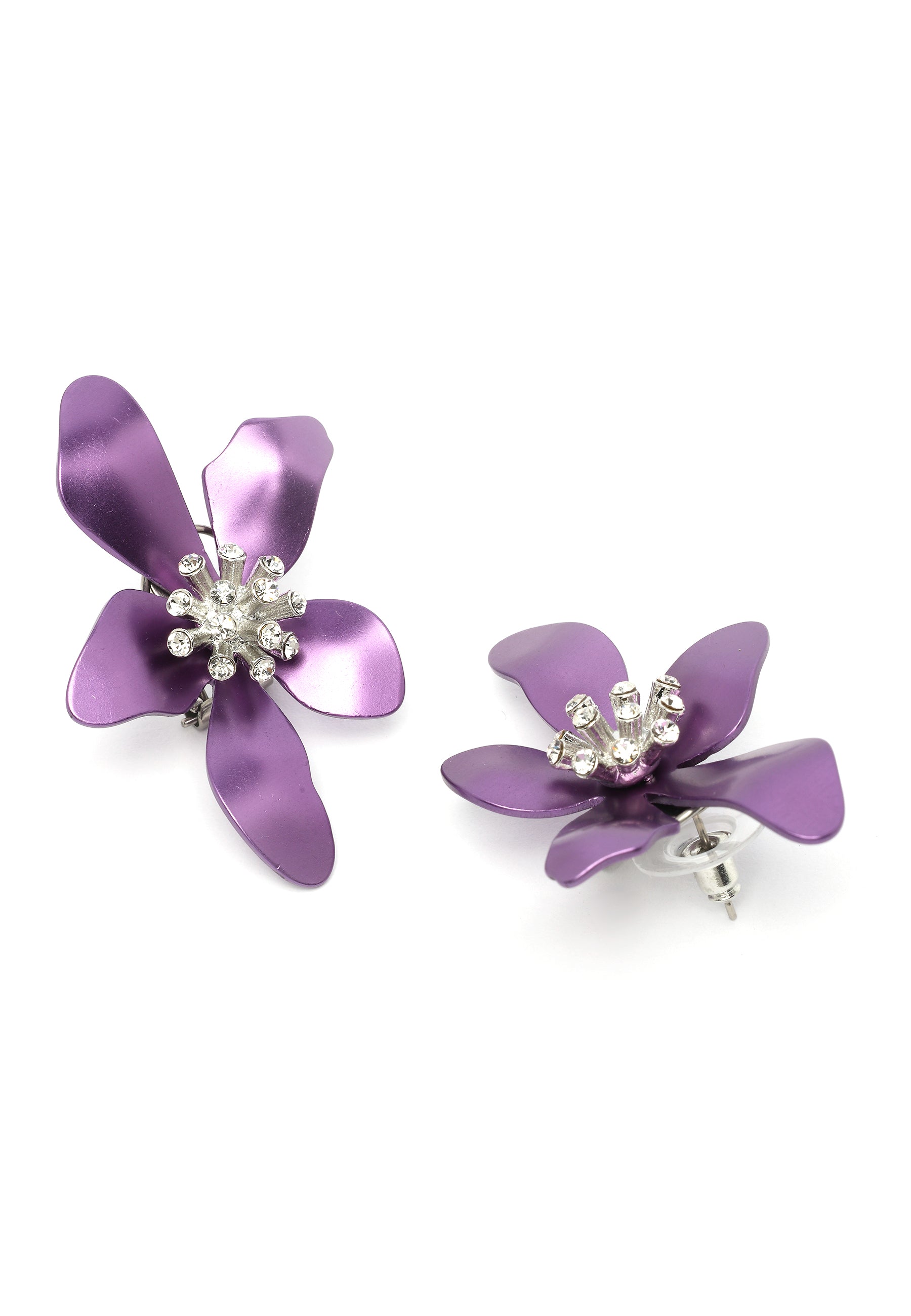 Boucles d'oreilles en forme de fleur