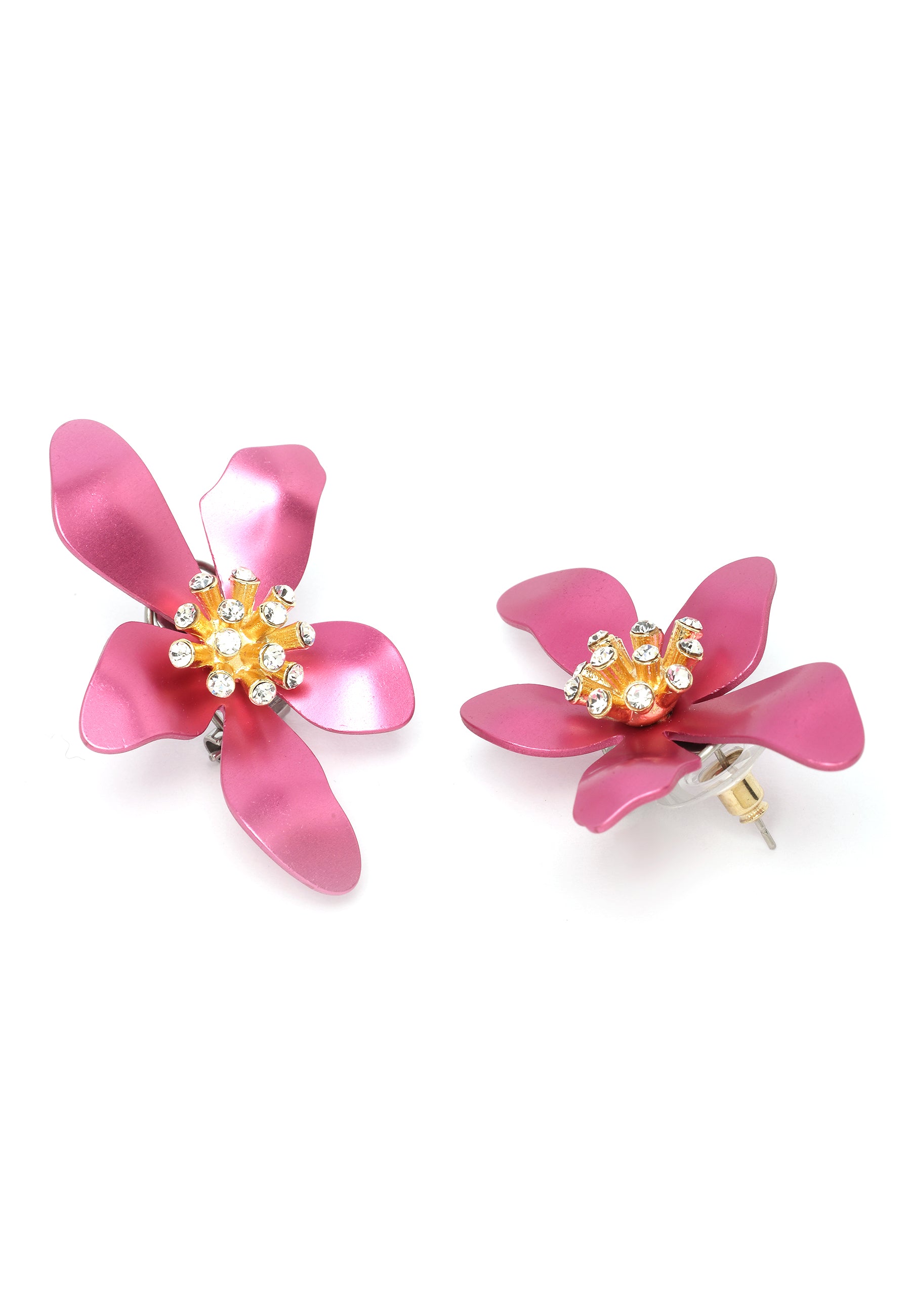 Boucles d'oreilles en forme de fleur