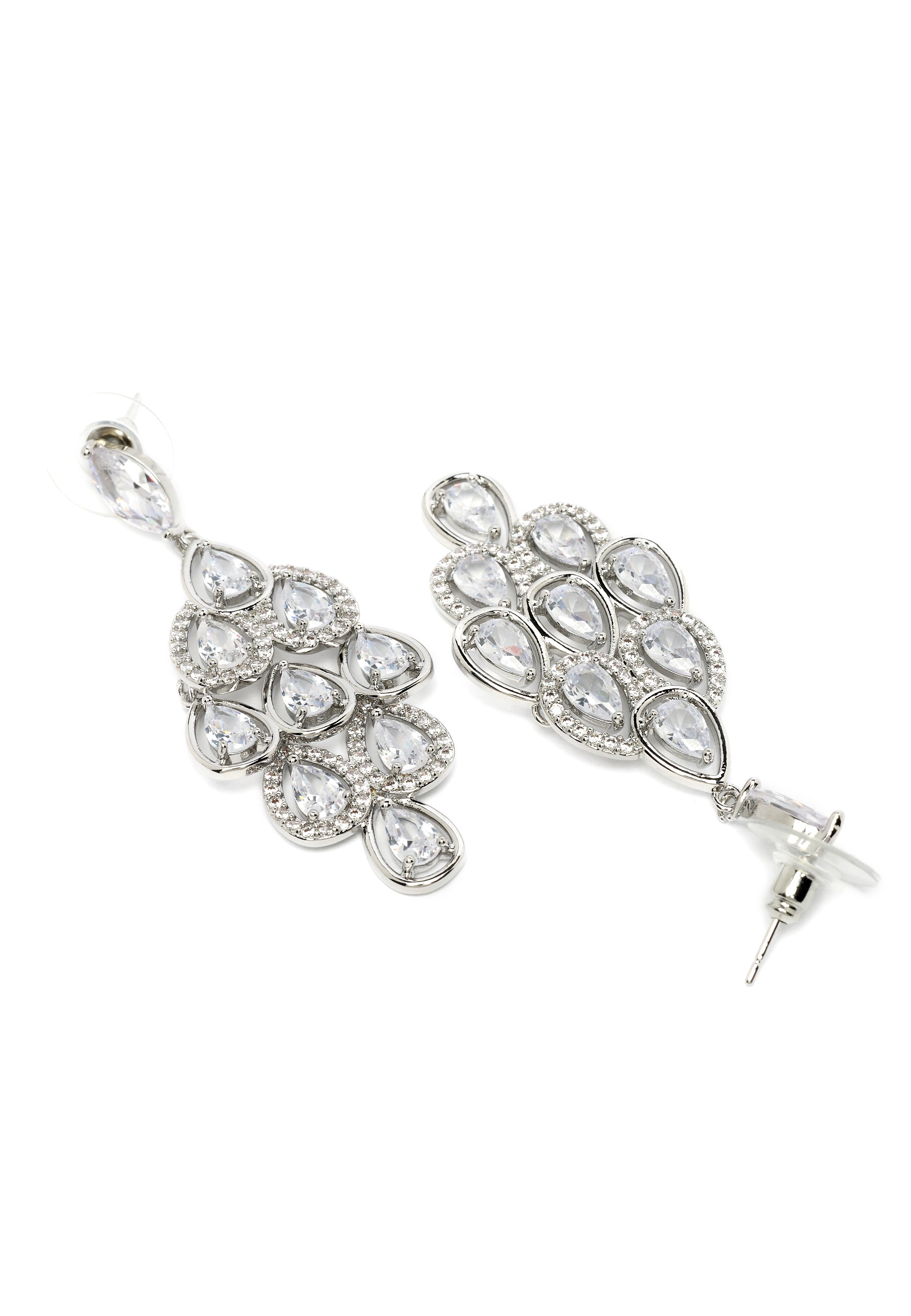 Gleaming Chandelier Drop Earrings