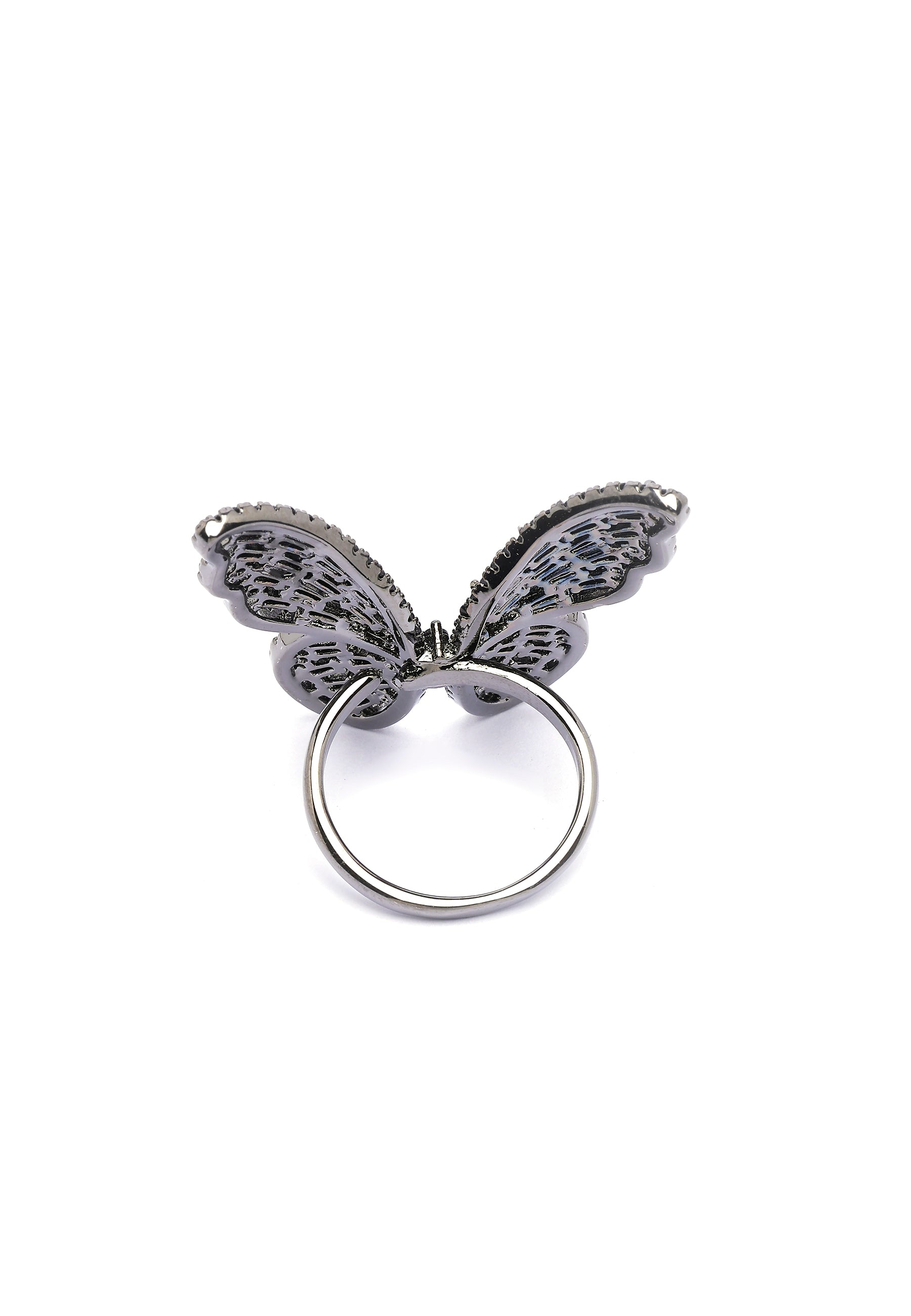 Anillo de Mariposa Contemporáneo