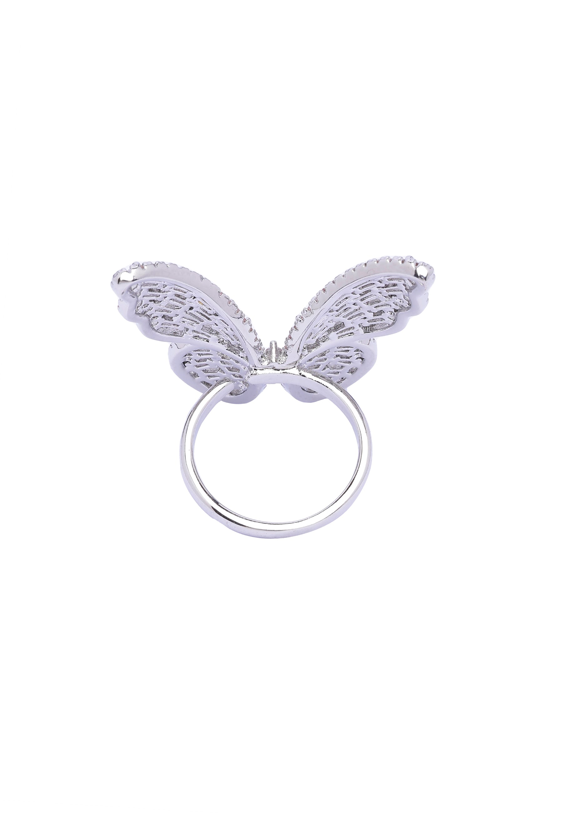 Baguette Butterfly Classy Ring