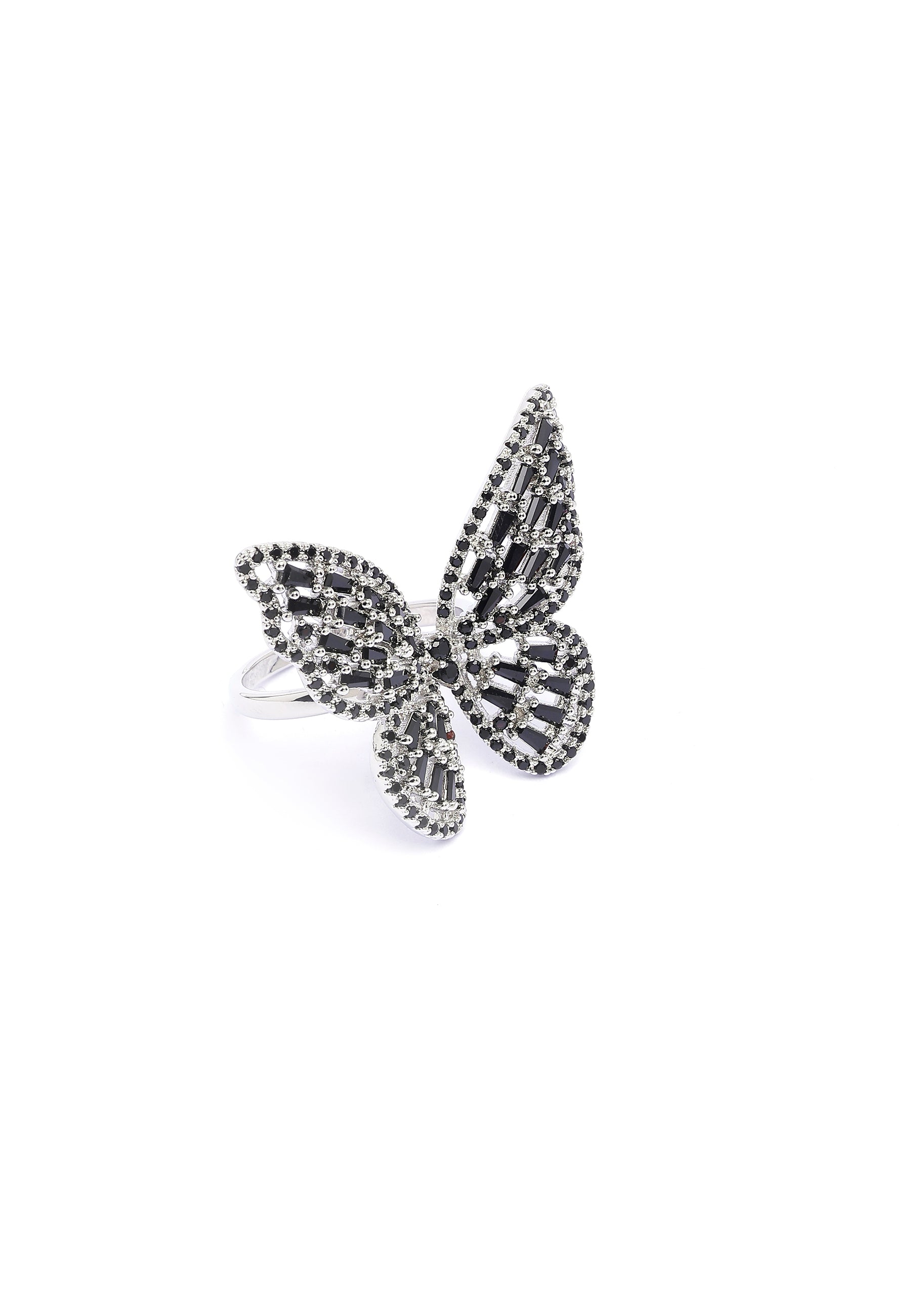 Anillo de Brillo de Mariposa Caprichosa