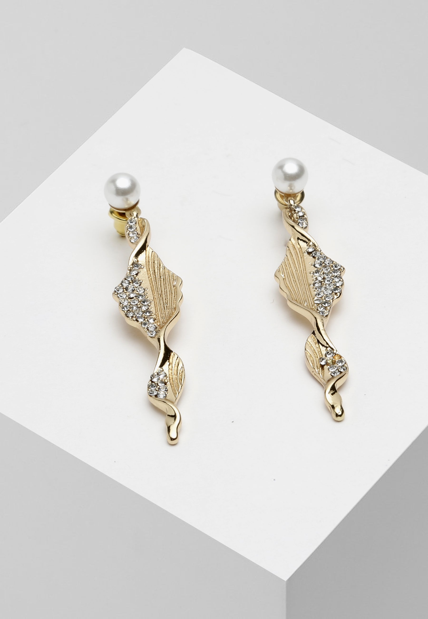Gold-Plated Dangler Earrings