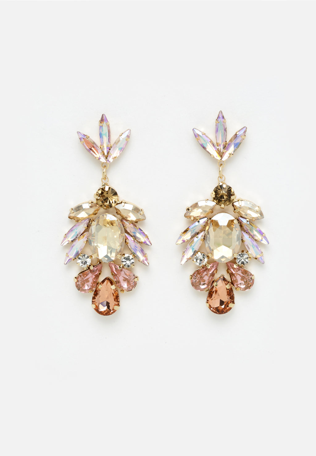 Luxury Crystals Drop Earrings