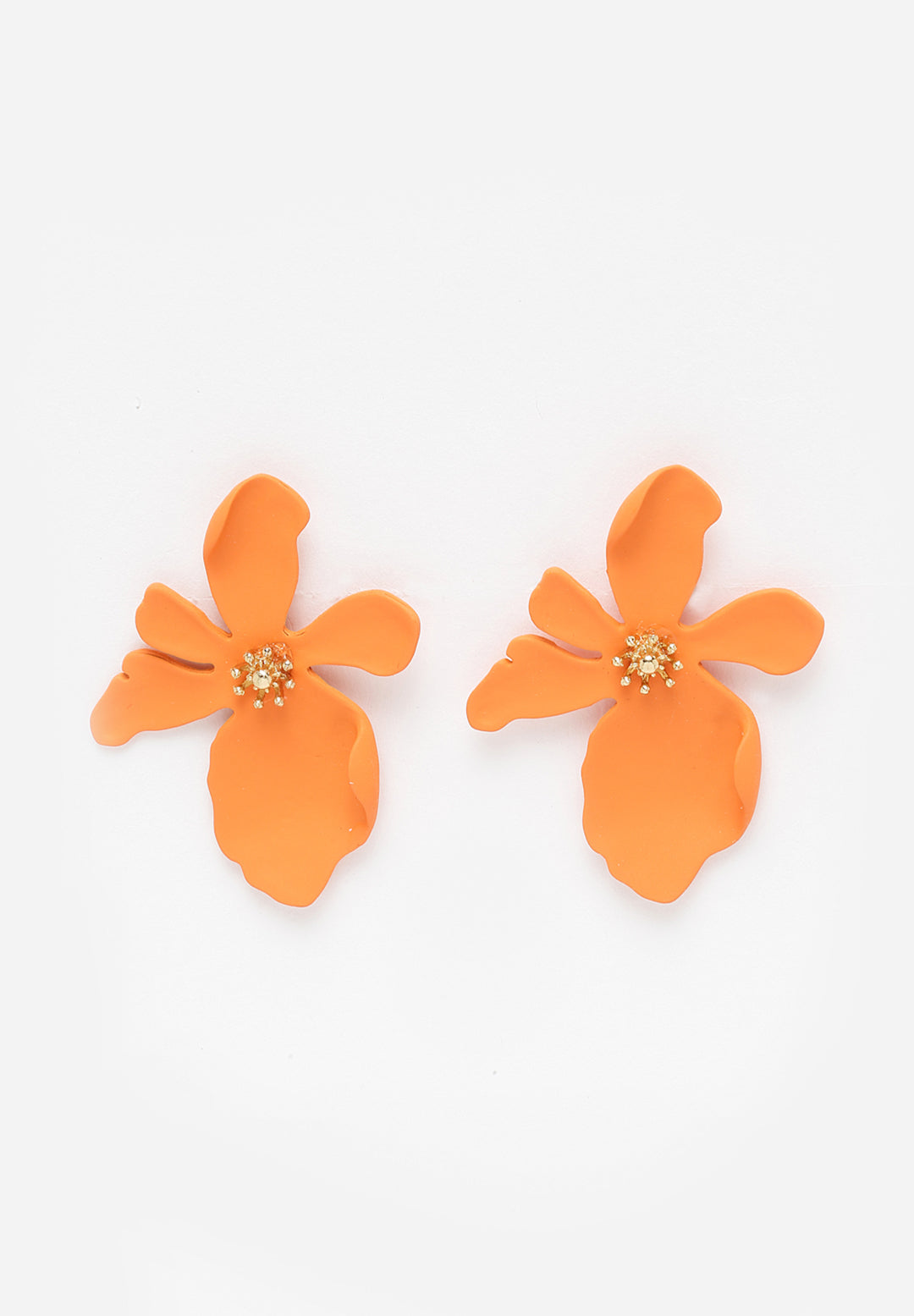 Boucles d'oreilles clous florales